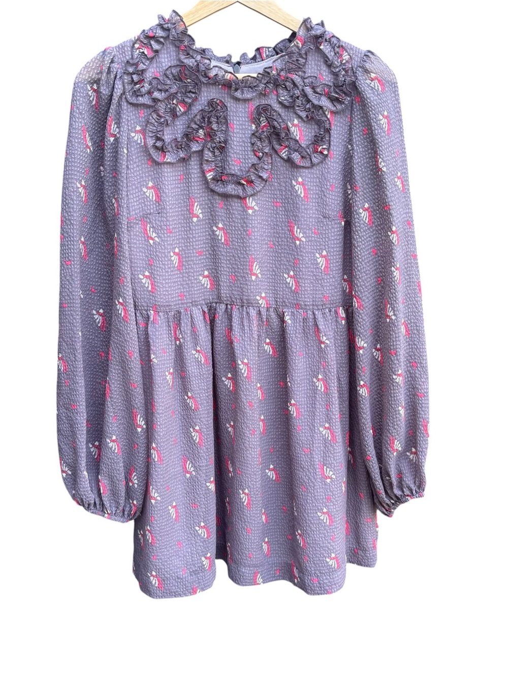 Free People Monarch Wings Mini Babydoll Dress Size 4/Small